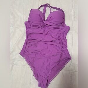 Shein purple swimsuit